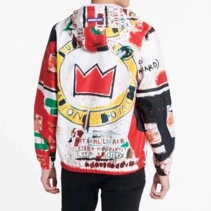 Jean-Michel Basquiat x Members Only Windbreaker Jacket Men's Size Large